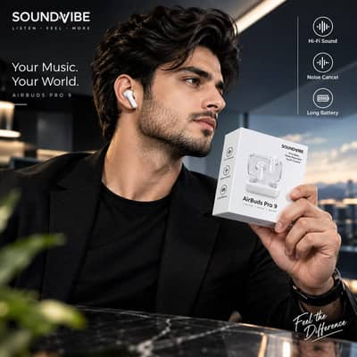 Buds Pro 9 ANC/ENC Wireless Earbuds - 100% Box Pack