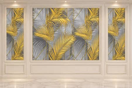Wallpapers Wall Morals Wall Panels UV marble Sheet PVC Fabric