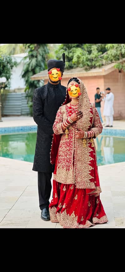 Heavy bridal sharara