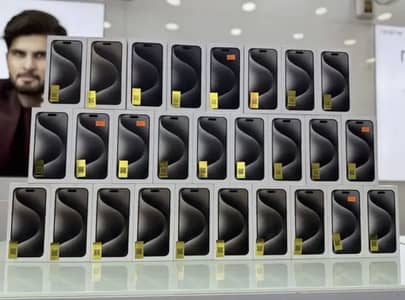 iPhone 15 Pro Max 256GB 512GB 1TB PTA Approved (Box Pack)