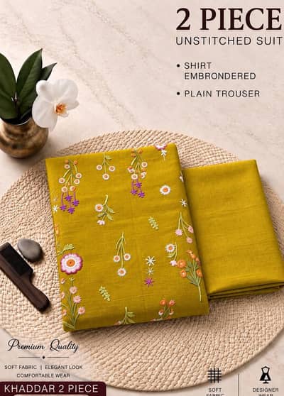 bareez fancy khadar embroidery