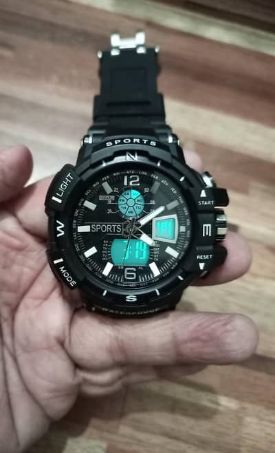 orignal sports watch duil time. . 03002504286. . what's app no