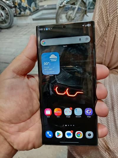 Samsung Mobile S22 Ultra full box 12/512