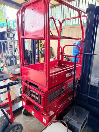 Scissor Lift Manlift Cherry Available On Rent I Best Renting Services