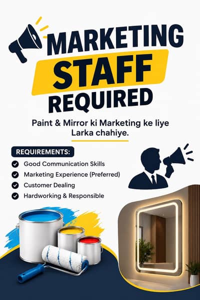 Job offer for marketing