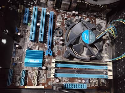 ASUS P8Q77-M2 3rd Gen Motherboard + i7 3Gen Processor + 8GB RAM