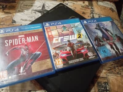 Playstation 4, three of showen games include