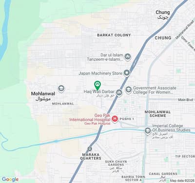 3 Marla Residential Plot For Sale On Easy Installments Plan In Ali Housing Multan Road Lahore