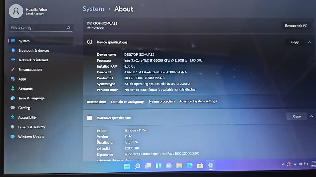 Hp Notebook 1