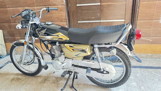 Honda cg 125 gold edition for sale at good condition