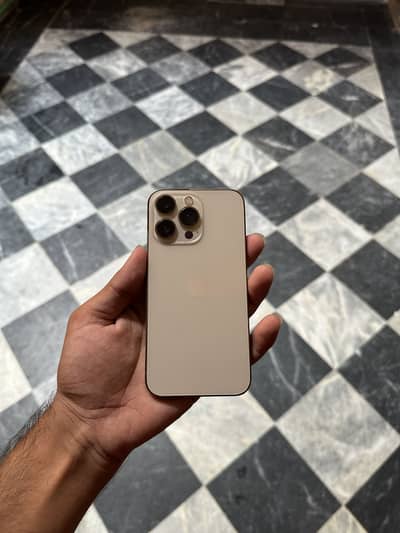 iPhone 13 Pro PTA golden 128gb
