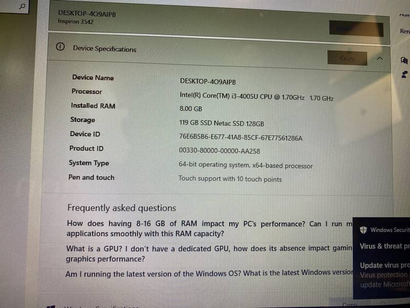 Core I3 4th Generation 6