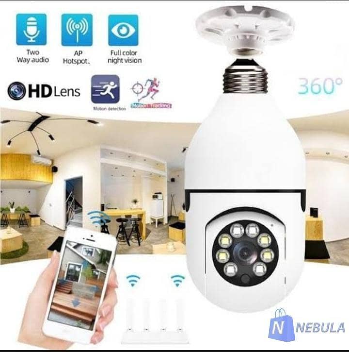 360 view security camera white ABS plastic 6
