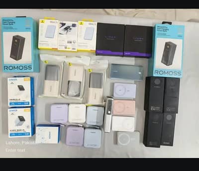 Powerbanks Romoss/Baseus/Anker/ Pisen