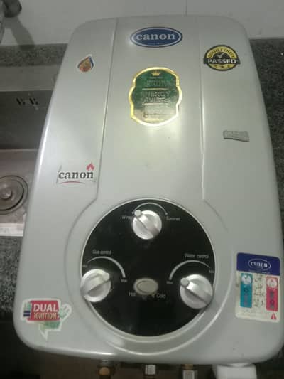 Canon instant gas heater efficient