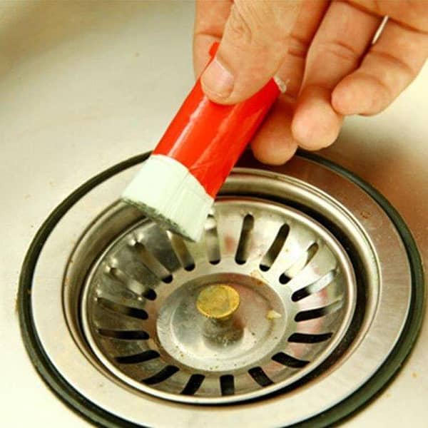 T  Pack of 1(2Pcs) Stainless Steel Rod Magic Stick Rust Remover Cleaning Wash Brush Wipe Pot