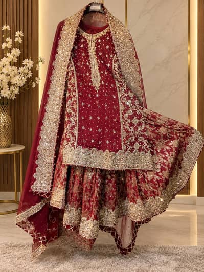 beautiful designer bridal dress for barat!/Rukhsati