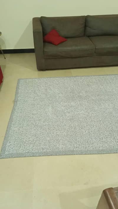 shaggy rug in grey colour
