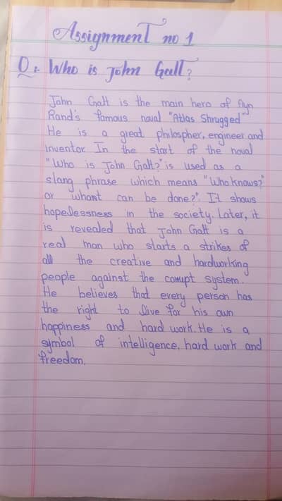 Neat Handwriting Assignment writing servic for all subject