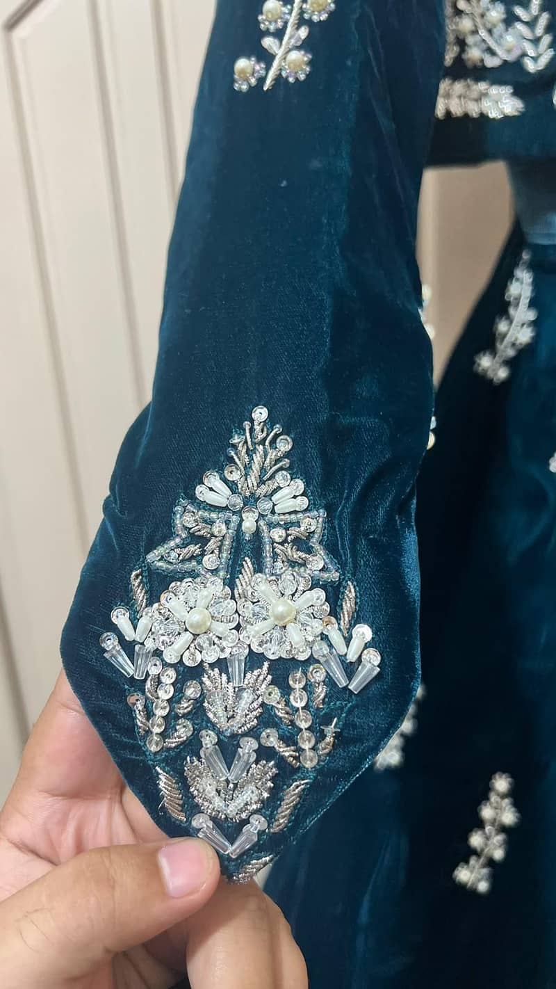 velvet lehenga 3