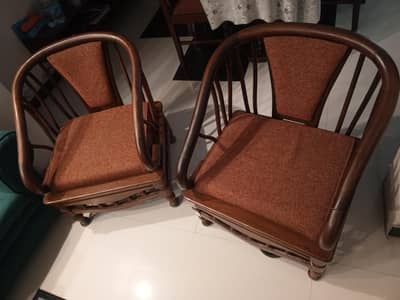 Beautiful wooden Sofa Set and Table Set