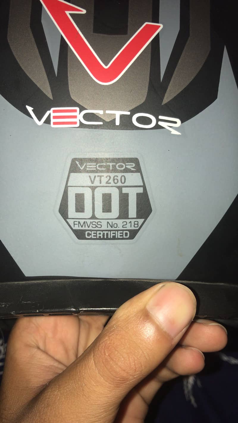 Vector Dot certified halmet 0