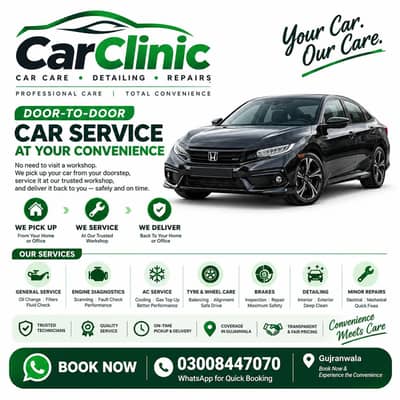 CAR CLINIC (DOOR TO DOOR) CAR SERVICE
