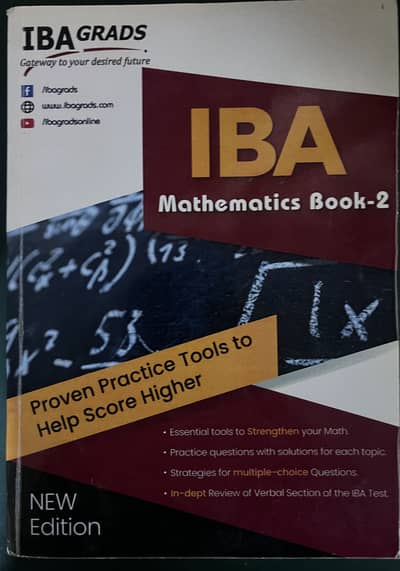 Crack your IBA entry test IBA grades mathematics book 2