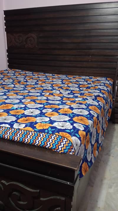 king size bed with mattress for sell