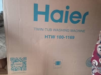 Haier Twin Tub HTW 100-1169 washing machine