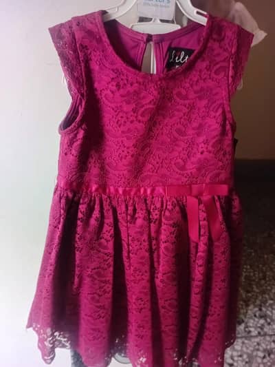 Imported net frock