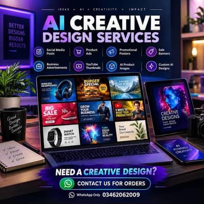 AI Graphic Design & Social Media Posters