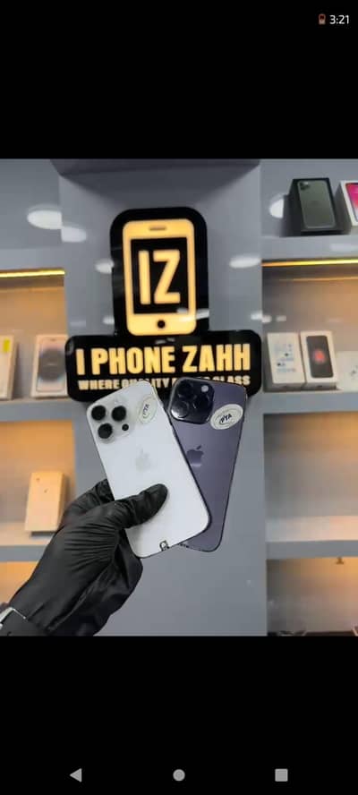 Apple iPhone 14 Pro PTA APPROVED deep purple and silver
