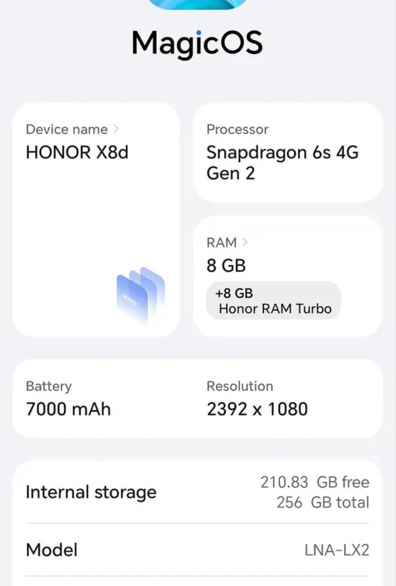 Honor X8d 2