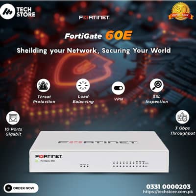 FORTINET FortiGate-60E | FG-60E Next Generation Ultimate Firewall