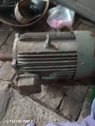 Electric motor is 10hp