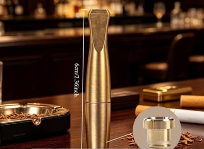 Brass Smoking Filter Pipe