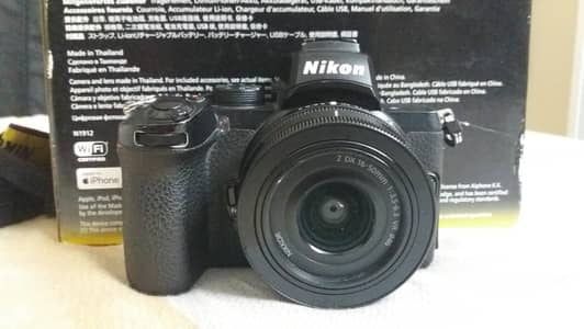 Nikon Z50 with kit lens
