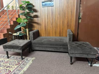 Upholstered bench and stools for sale !!!!