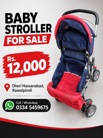 Baby Stroller for Sale – Foldable Baby Pram