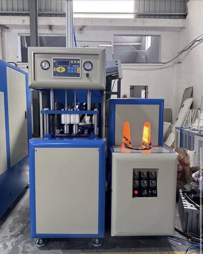 PET BOTTLE BLOW MOLDING MACHINE | 2 cavity | SEMI AUTOMATIC