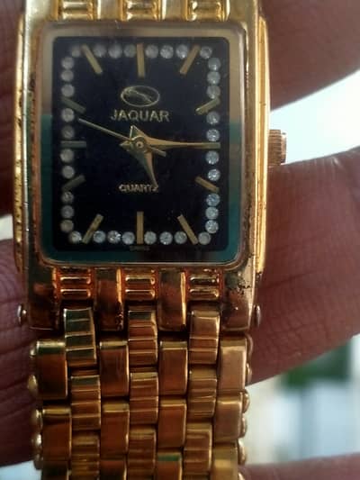 jaquar Betty full watch Gold plate