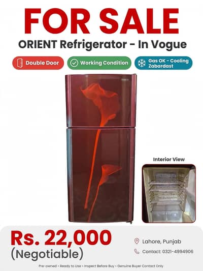 used fridge for sale cooling on ha chalti hoi ma