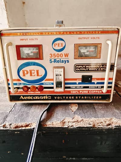 Voltage Stablizer (Automatic) 3500W 5-Relays (Whatsapp 03217077997)