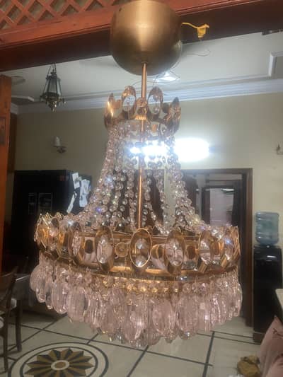 Chandelier with 3 Wall light