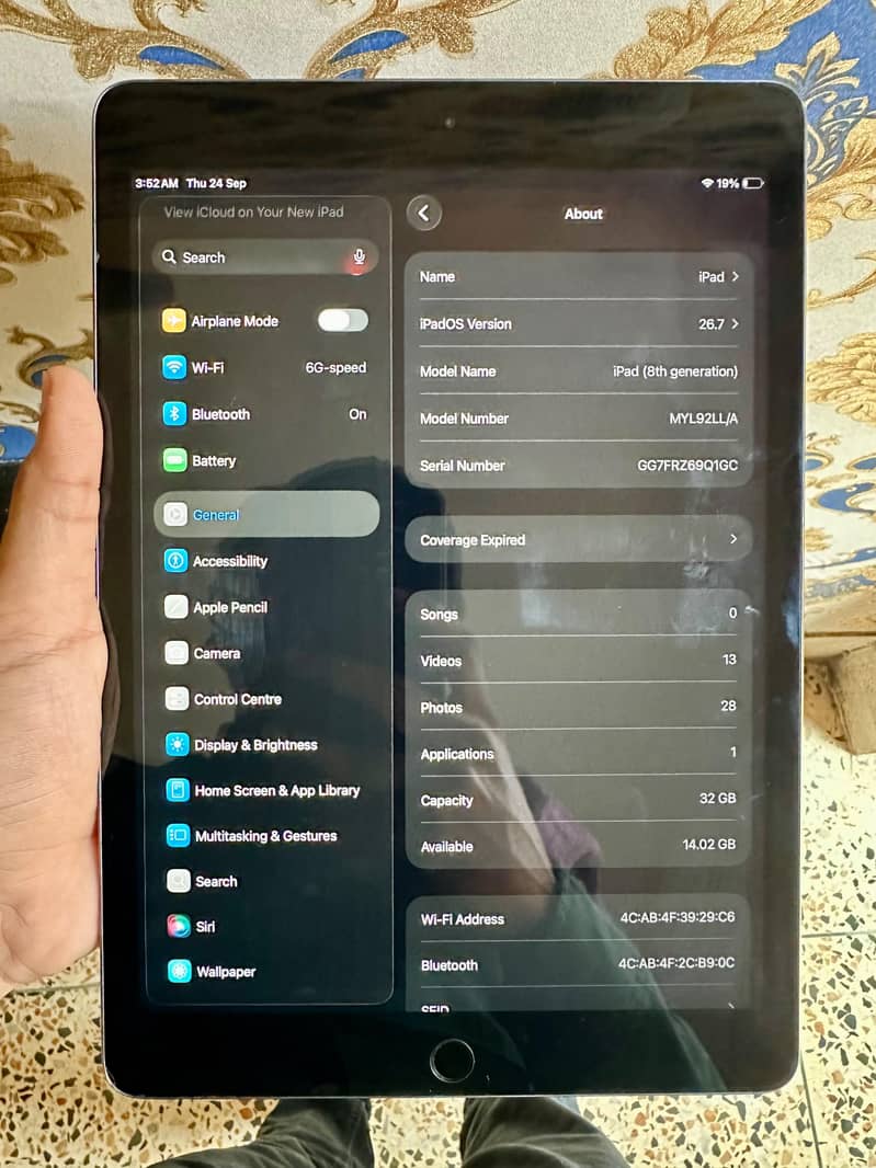 IPAD 8 GENERATION 7