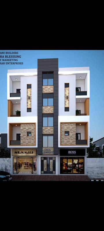 Top investars deel Gulshan maymar Sector X6 128 Gaz commercial LS par 7falet 3Rooms k +2 shops kda lees