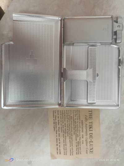 THE TIKI DELUXE CIGGERATE CASE WITH LIGHTER