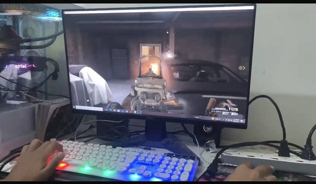 Gaming PC Setup – RTX 2060 | 240Hz 24” Borderless | Liquid Cooling ...