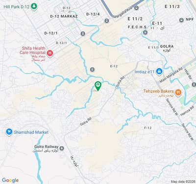 **Residential Plot for Sale E-12/1**